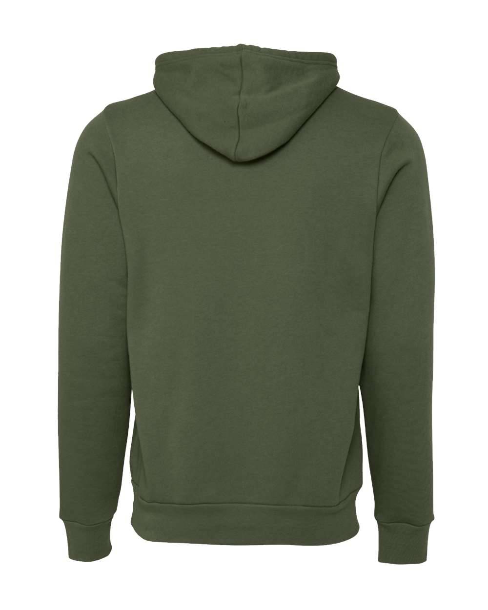 BELLA + CANVAS Unisex Sponge Fleece Hoodie Sweatshirt - 3719 - 3719C Military Green