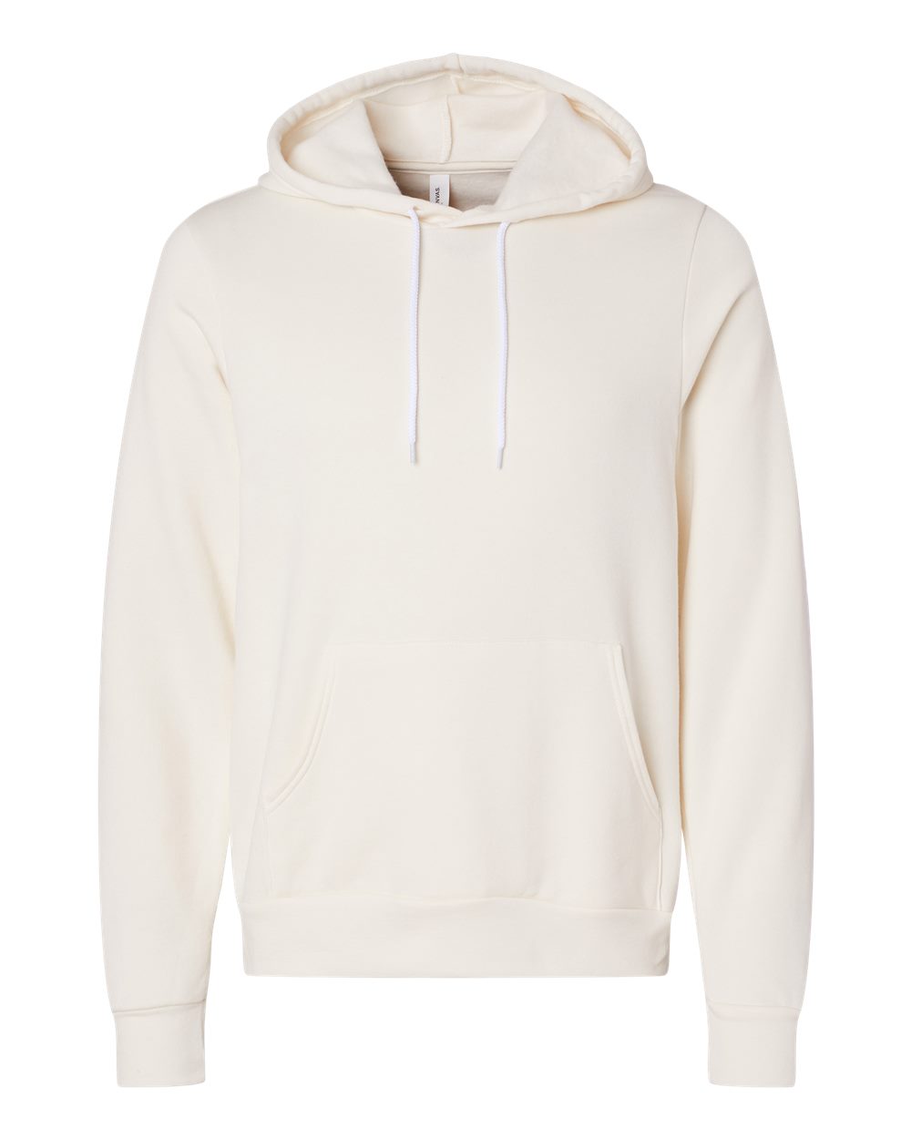 BELLA + CANVAS Unisex Sponge Fleece Hoodie Sweatshirt - 3719 - 3719C Natural