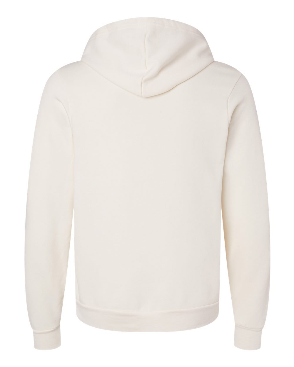 BELLA + CANVAS Unisex Sponge Fleece Hoodie Sweatshirt - 3719 - 3719C Natural