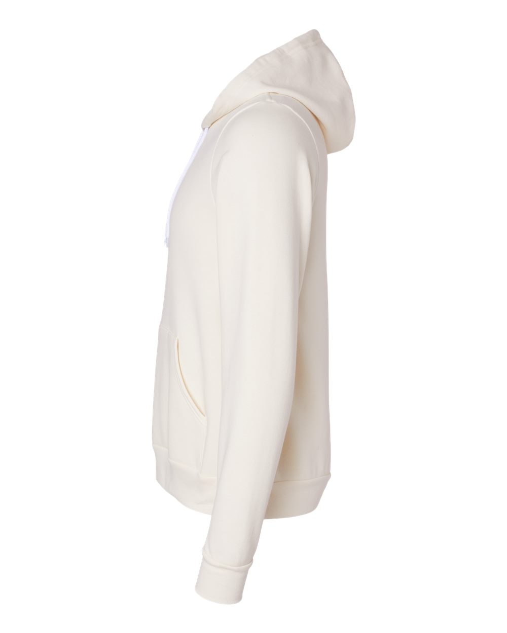 BELLA + CANVAS Unisex Sponge Fleece Hoodie Sweatshirt - 3719 - 3719C Natural