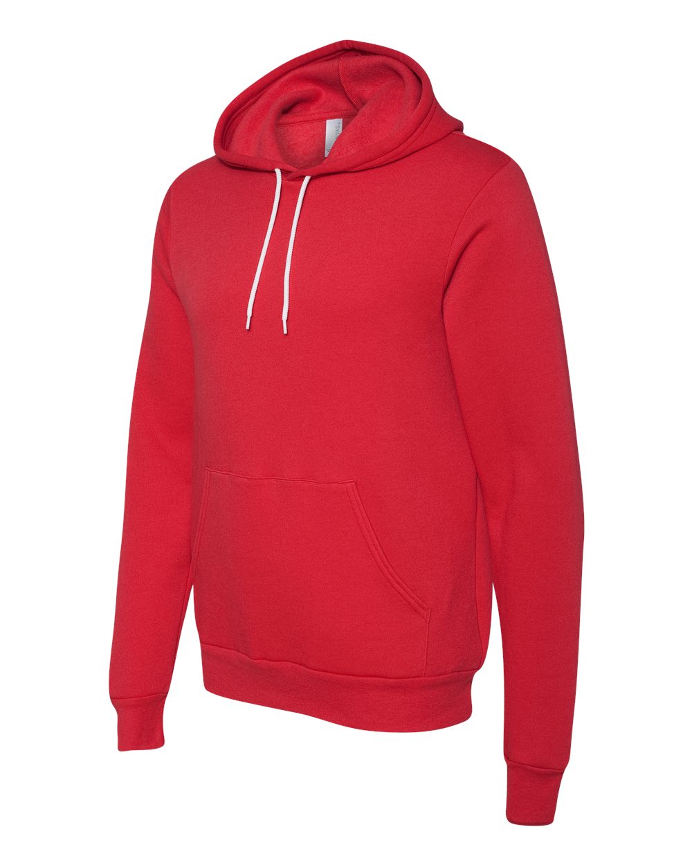 BELLA + CANVAS Unisex Sponge Fleece Hoodie Sweatshirt - 3719 - 3719C Red