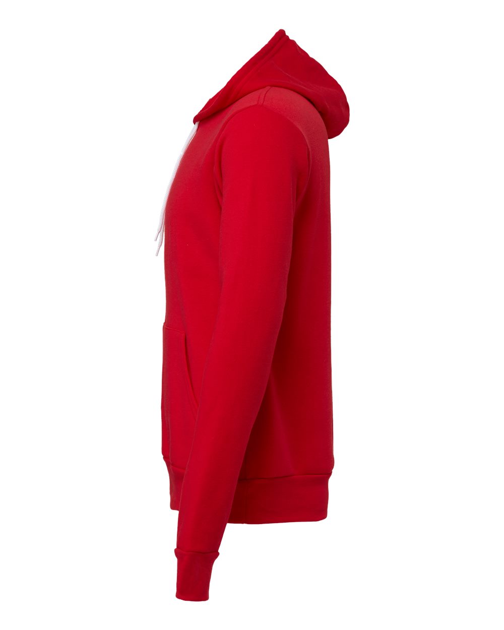 BELLA + CANVAS Unisex Sponge Fleece Hoodie Sweatshirt - 3719 - 3719C Red