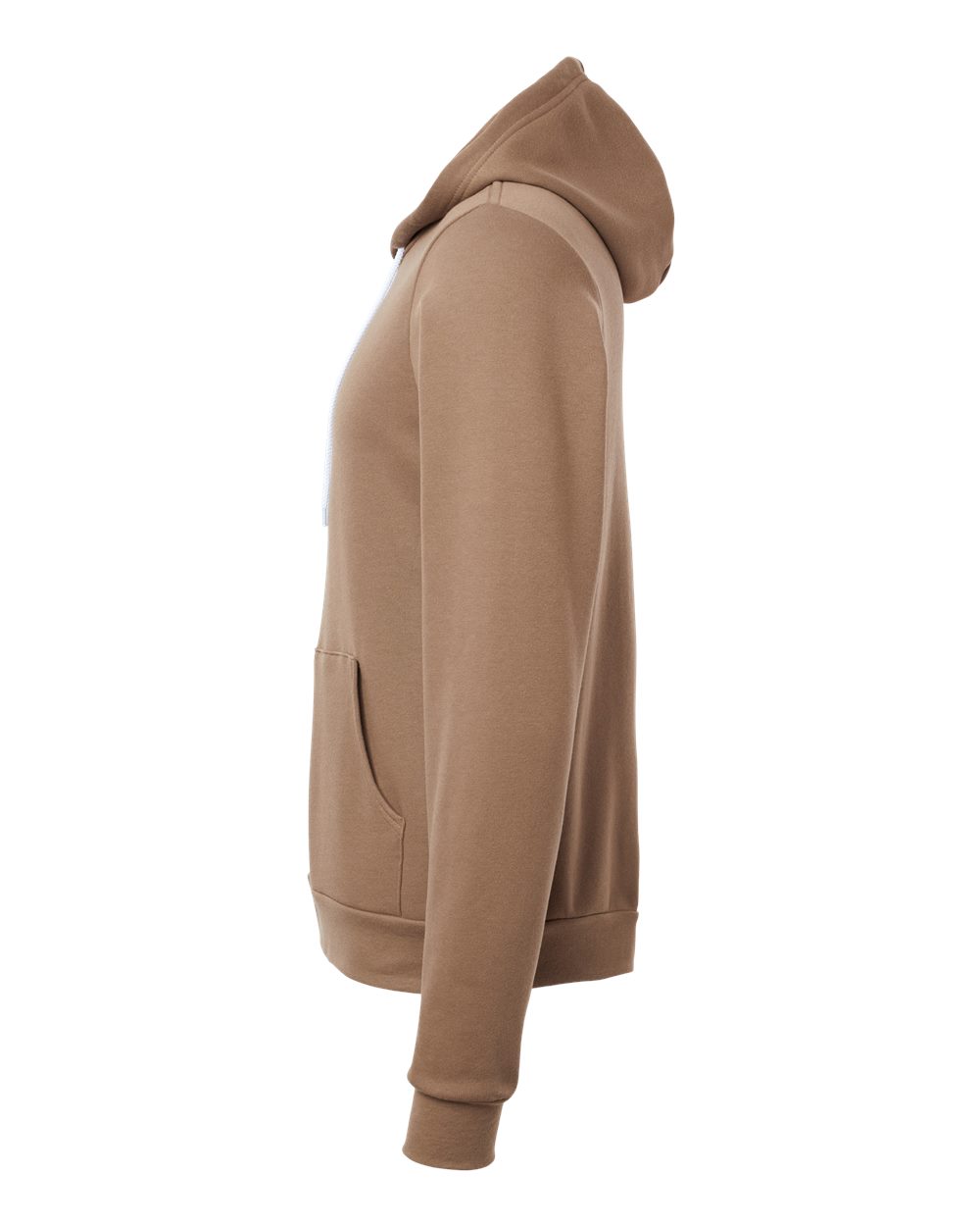 BELLA + CANVAS Unisex Sponge Fleece Hoodie Sweatshirt - 3719 - 3719C Vintage Brown