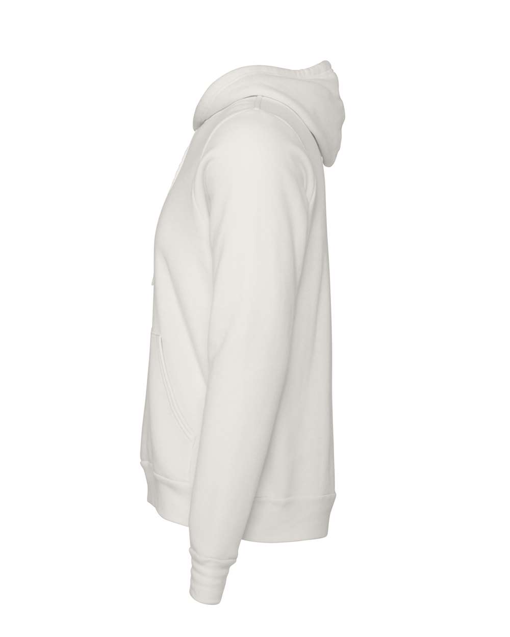 BELLA + CANVAS Unisex Sponge Fleece Hoodie Sweatshirt - 3719 - 3719C Vintage White