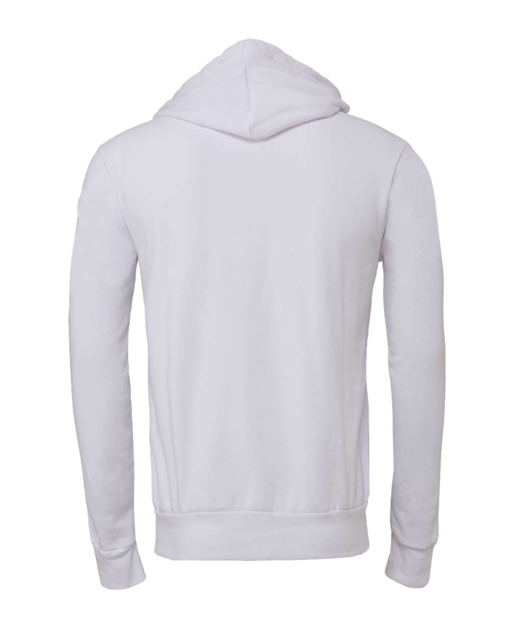 BELLA + CANVAS Unisex Sponge Fleece Hoodie Sweatshirt - 3719 - 3719C White
