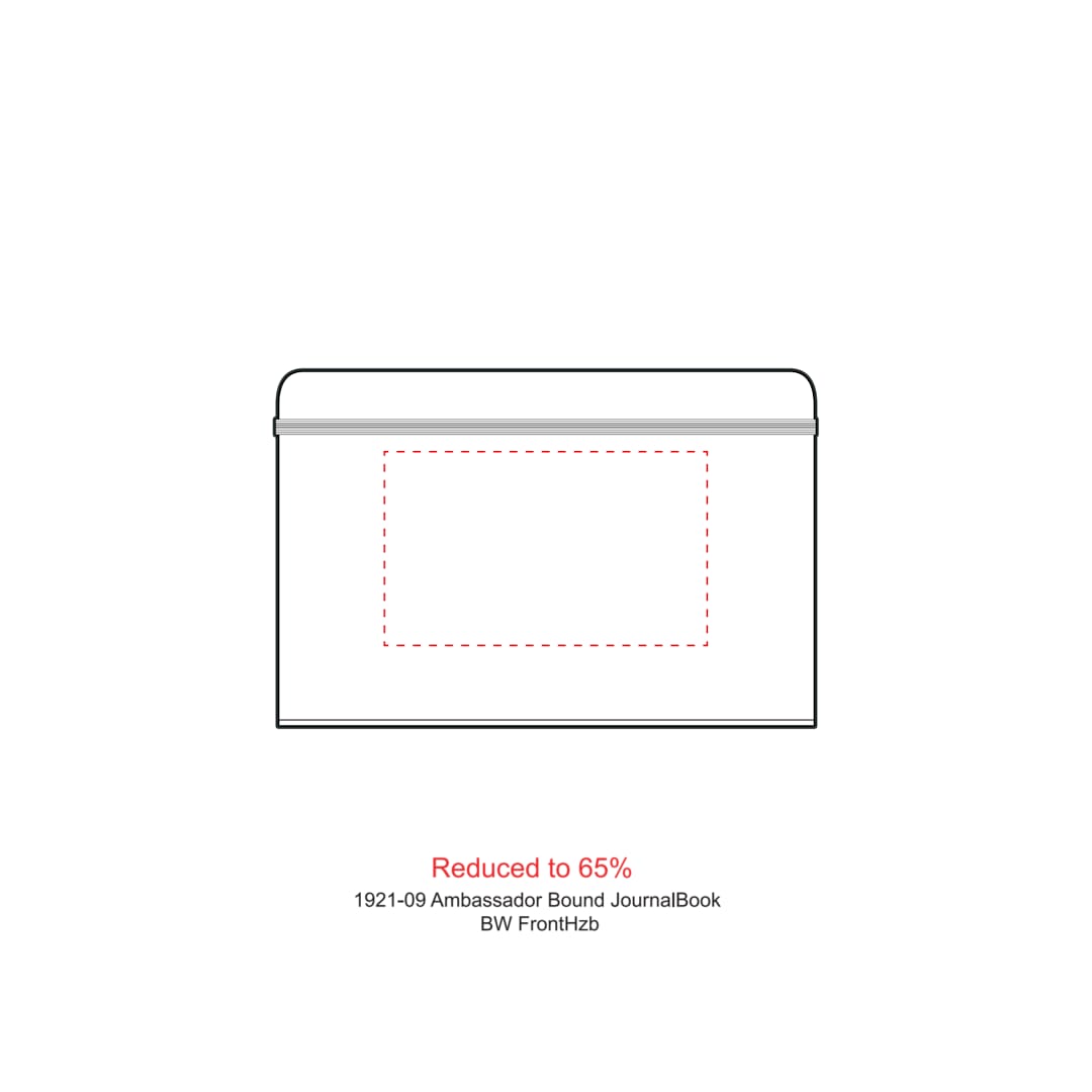 FSC® Mix 5.5" x 8.5" Ambassador Bound Journal - 1921-09 Black