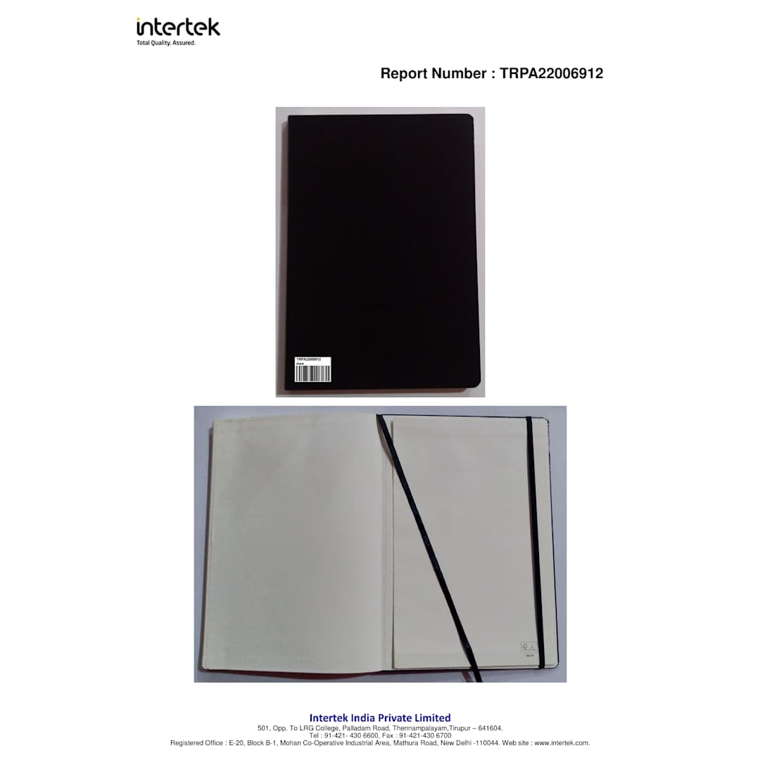 8" x 11.5" FSC® Mix Ambassador Large Journal - 1921-10 Black