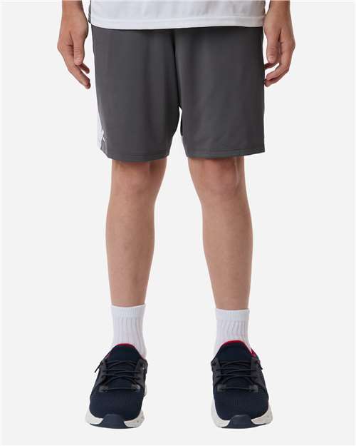 Under Armour Youth Tech Vent Athletic Shorts - 6000589 Castlerock- White