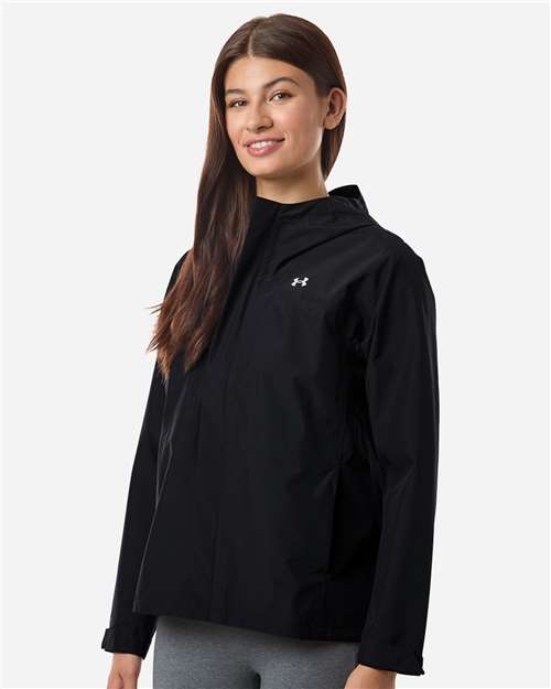 Under Armour Women's Cloudstrike Jacket - 6009571 Black- White