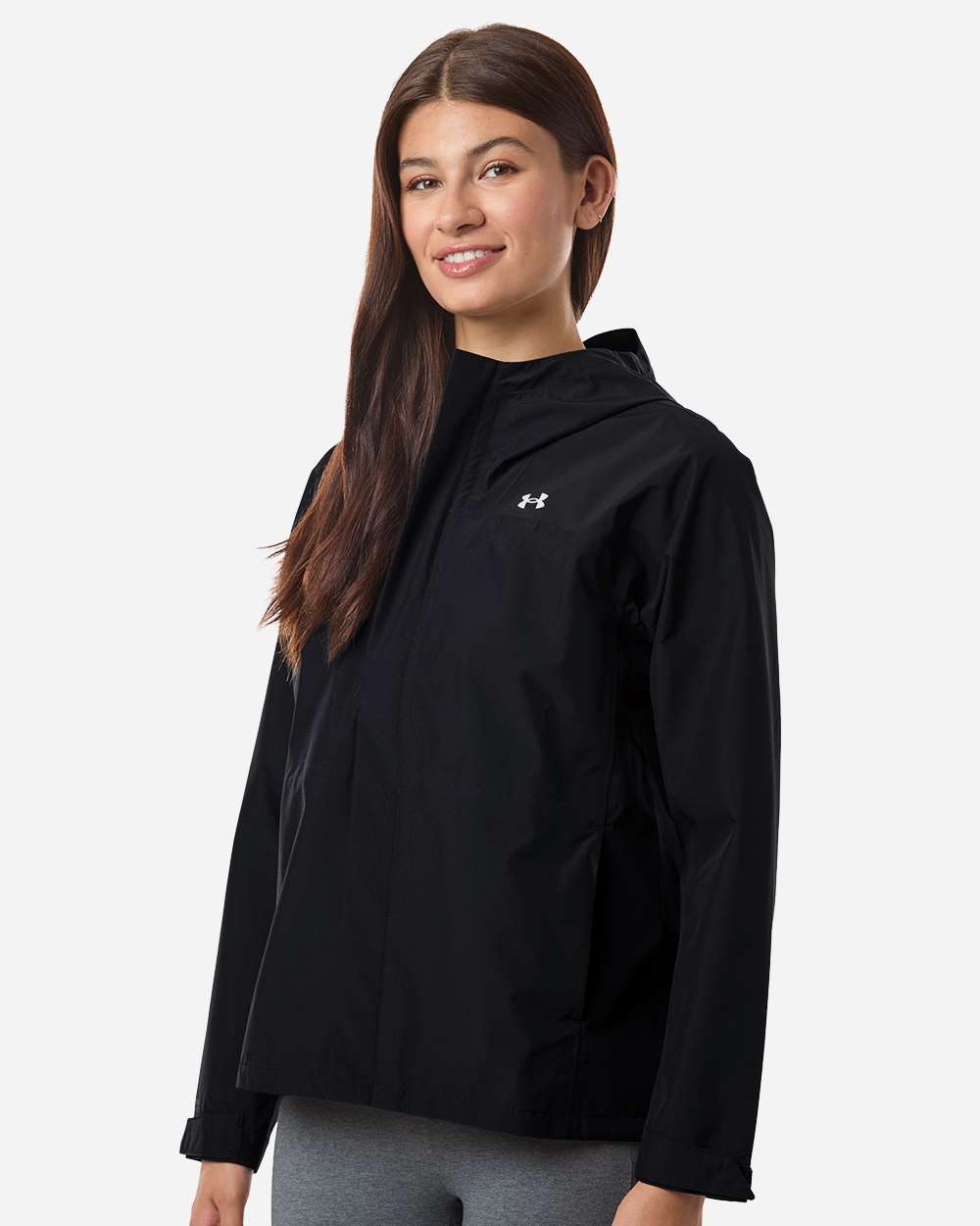 Under Armour Women's Cloudstrike Jacket - 6009571 Black- White