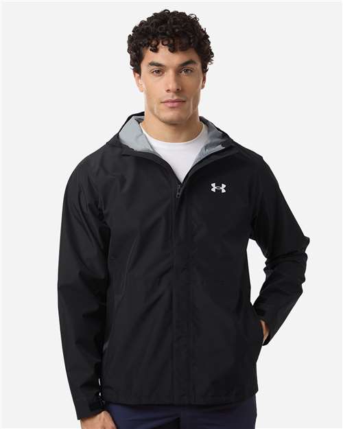Under Armour Men's Cloudstrike Jacket - 6009583 Black- White