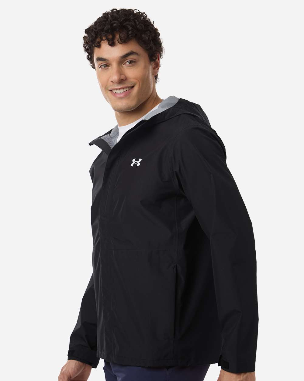 Under Armour Men's Cloudstrike Jacket - 6009583 Black- White