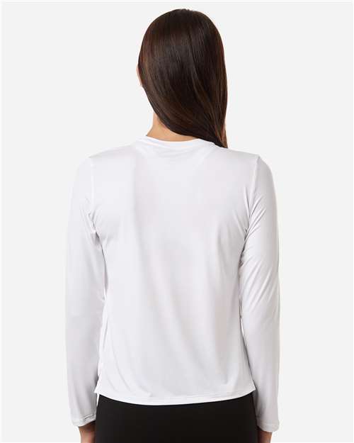 Under Armour Women's Team Vanish Long Sleeve T-Shirt - 6014457 White- Pitch Grey