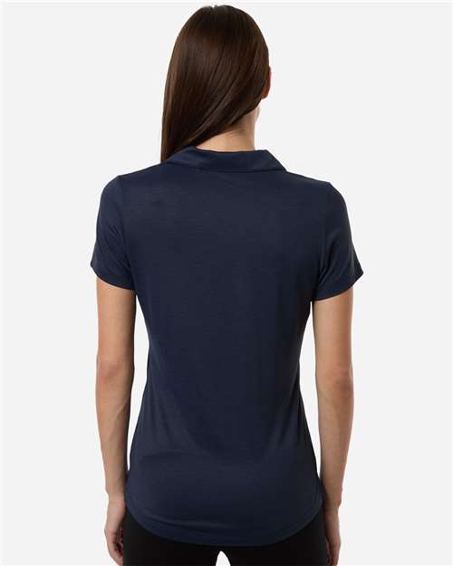 Puma Golf Womens Icon Heather Polo - 631051 Deep Navy Heather