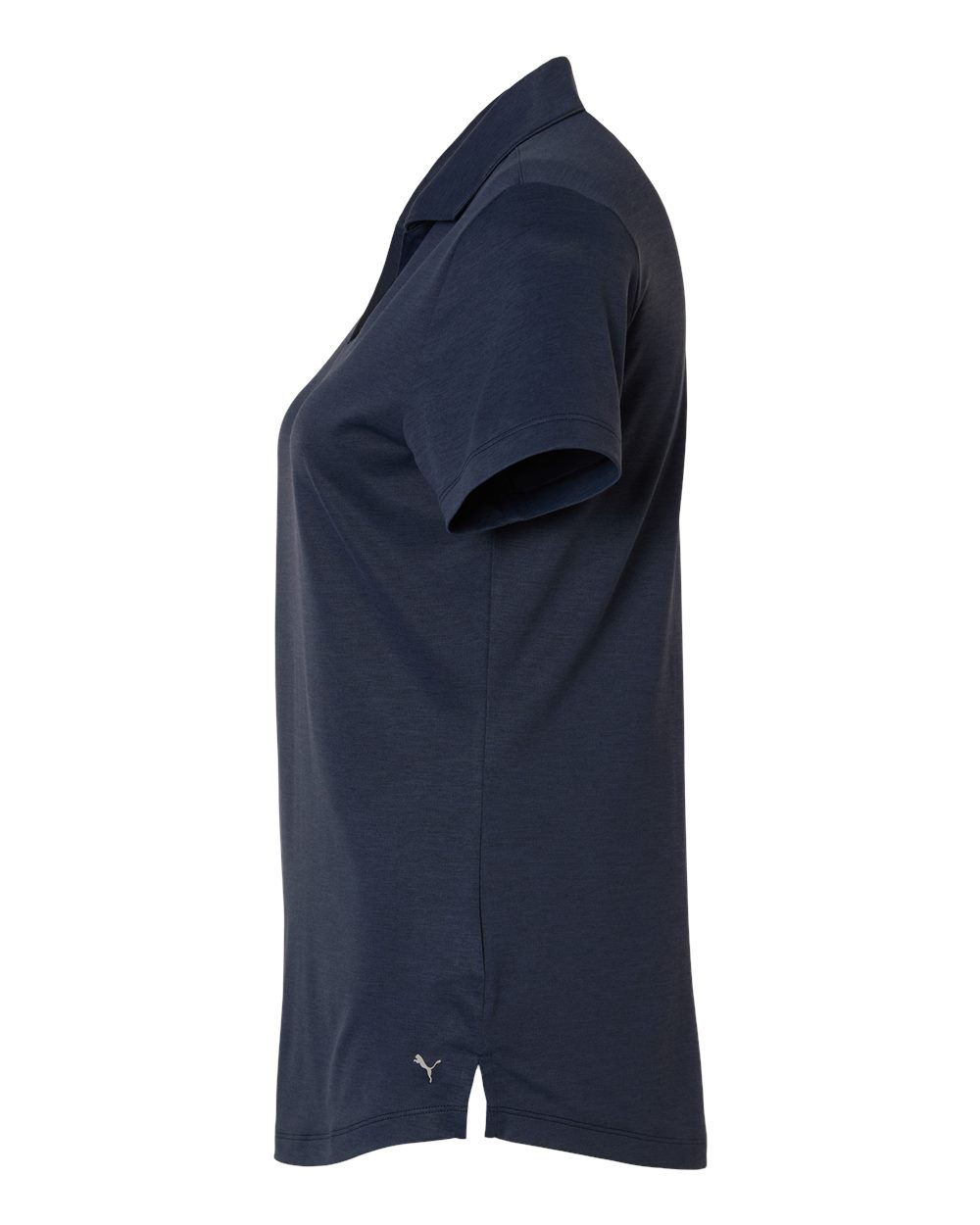Puma Golf Womens Icon Heather Polo - 631051 Deep Navy Heather