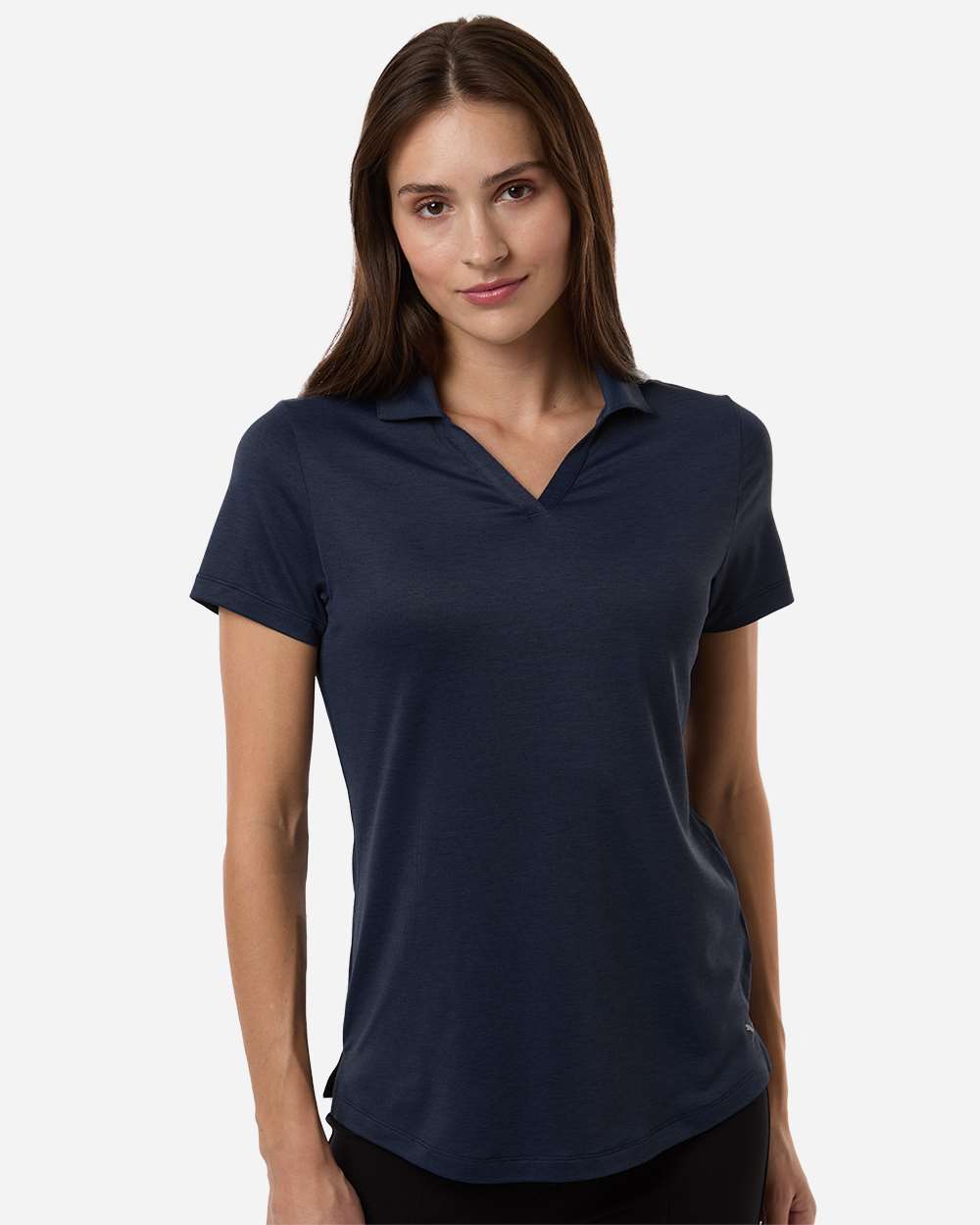 Puma Golf Womens Icon Heather Polo - 631051 Deep Navy Heather