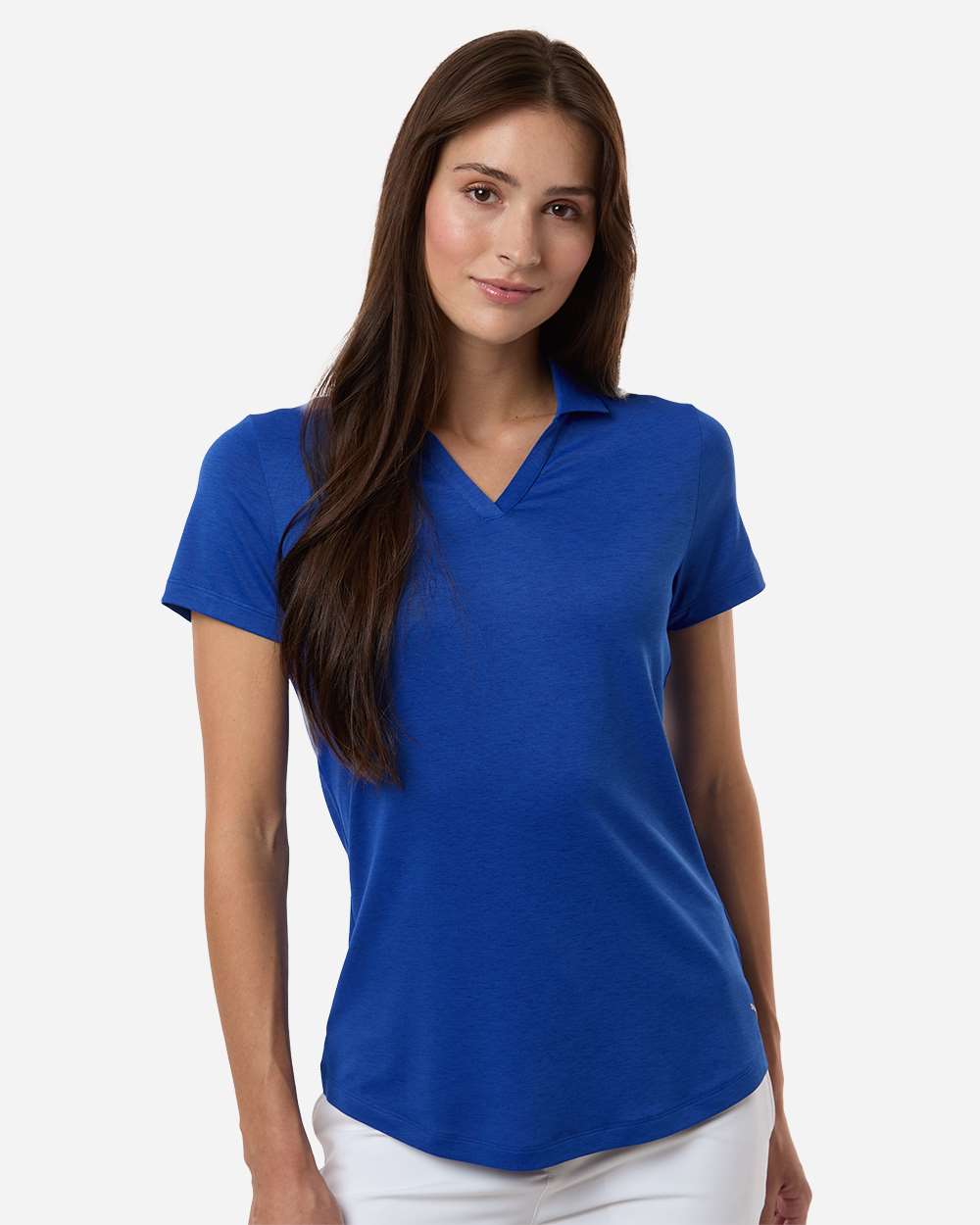 Puma Golf Womens Icon Heather Polo - 631051 Festive Blue Heather