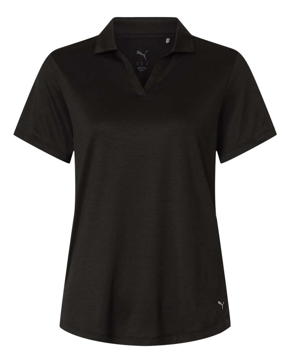 Puma Golf Womens Icon Heather Polo - 631051 Puma Black Heather
