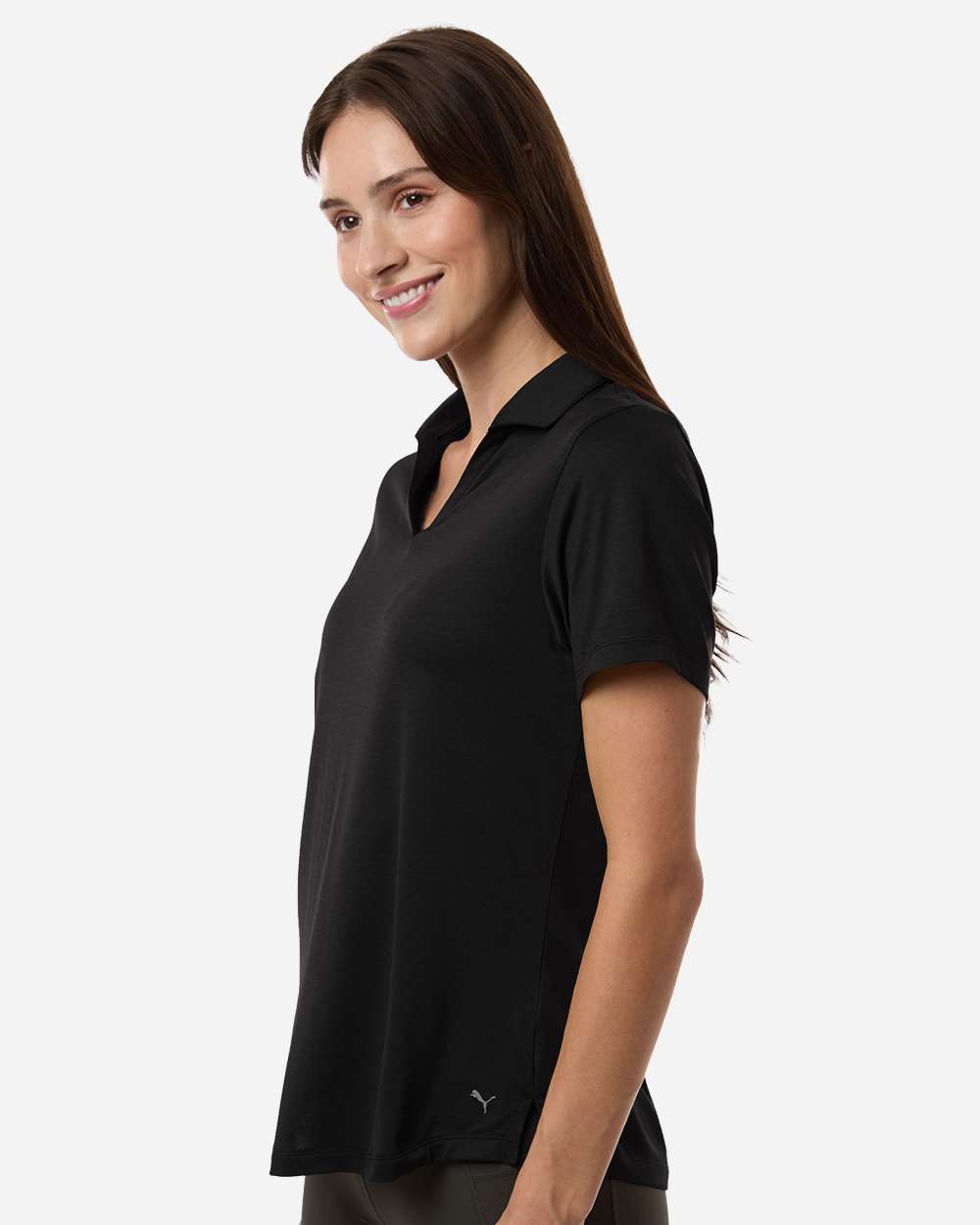 Puma Golf Womens Icon Heather Polo - 631051 Puma Black Heather
