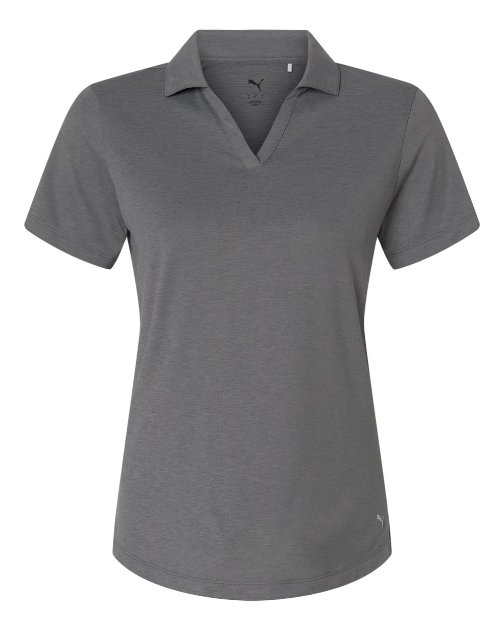 Puma Golf Womens Icon Heather Polo - 631051 Slate Sky Heather