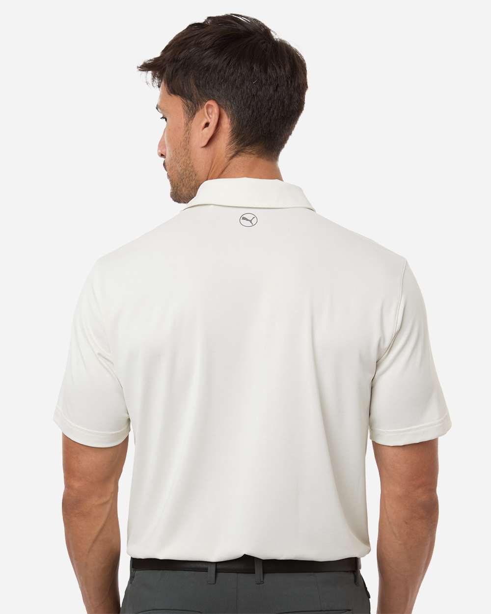 Puma Golf Men's Icon Heather Polo 2.0 - 631057 Warm White Heather