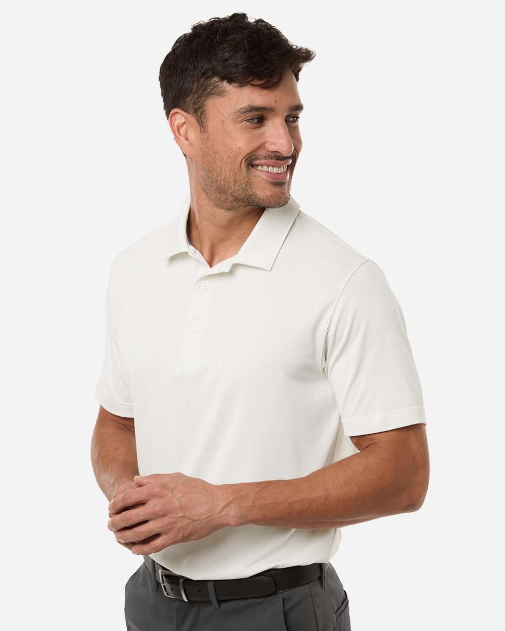 Puma Golf Men's Icon Heather Polo 2.0 - 631057 Warm White Heather