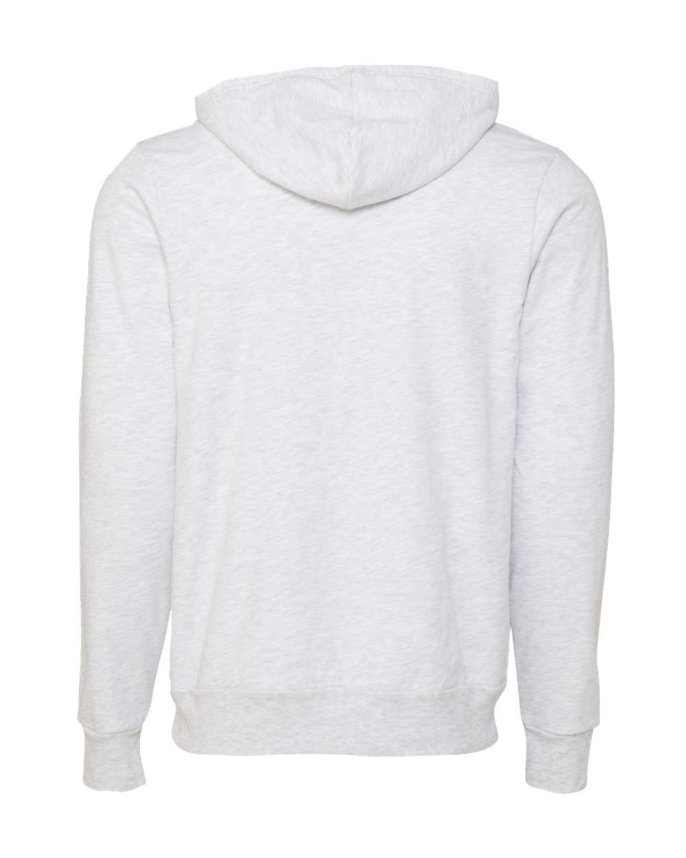 BELLA + CANVAS Unisex Sponge Fleece Full-Zip Hoodie Sweatshirt - 3739 Ash