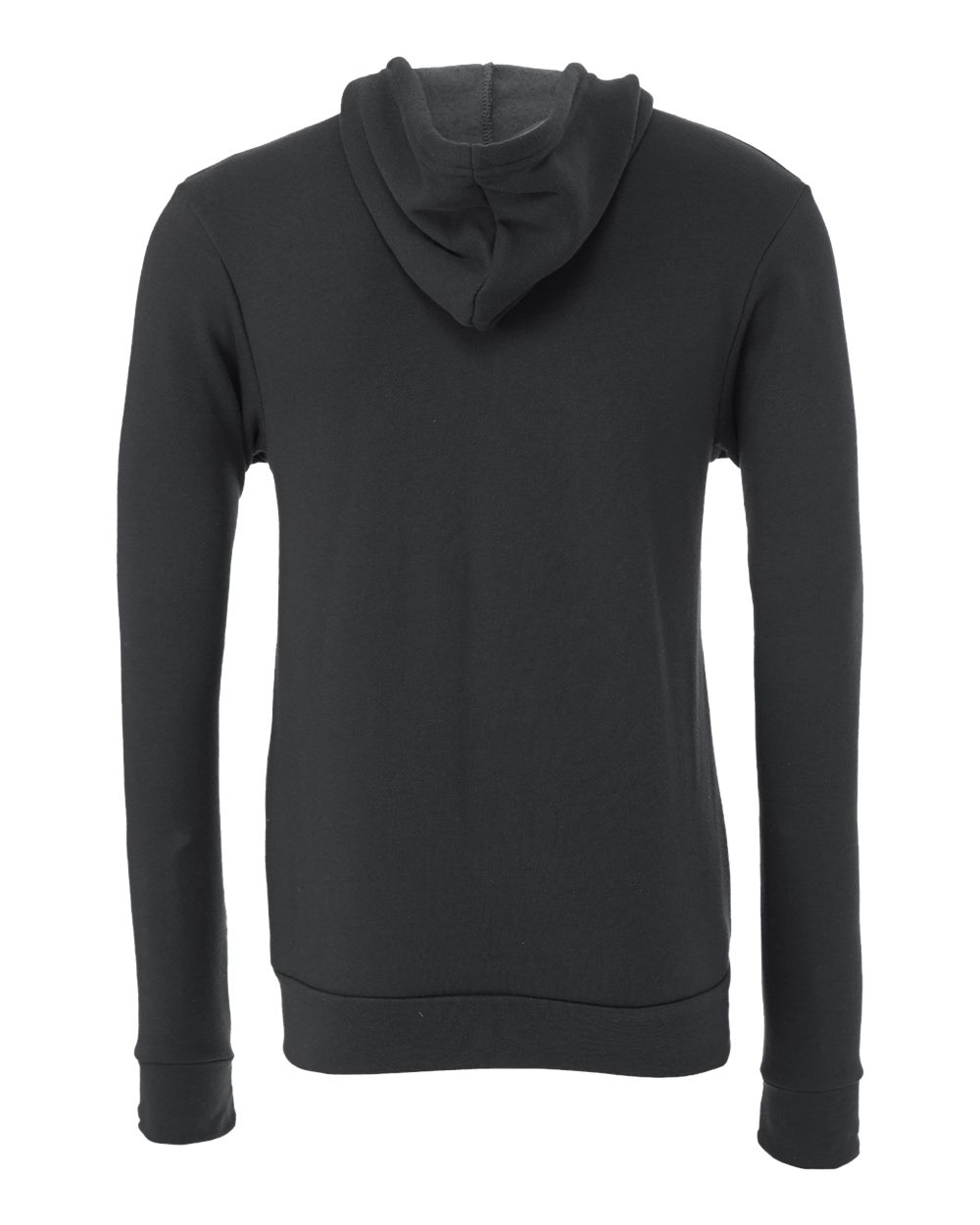 BELLA + CANVAS Unisex Sponge Fleece Full-Zip Hoodie Sweatshirt - 3739 Dark Grey