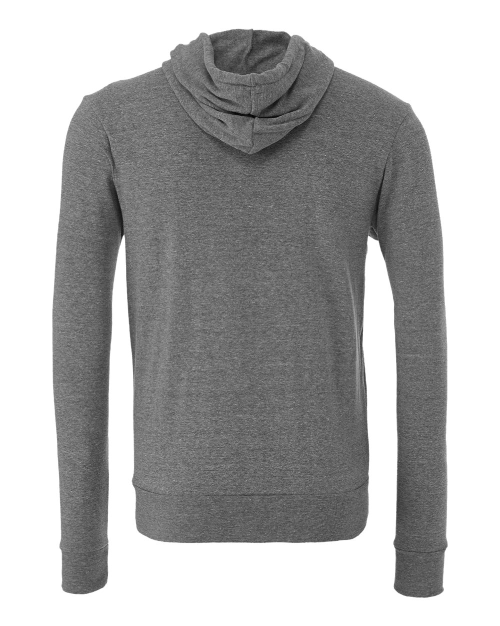 BELLA + CANVAS Unisex Sponge Fleece Full-Zip Hoodie Sweatshirt - 3739 Deep Heather