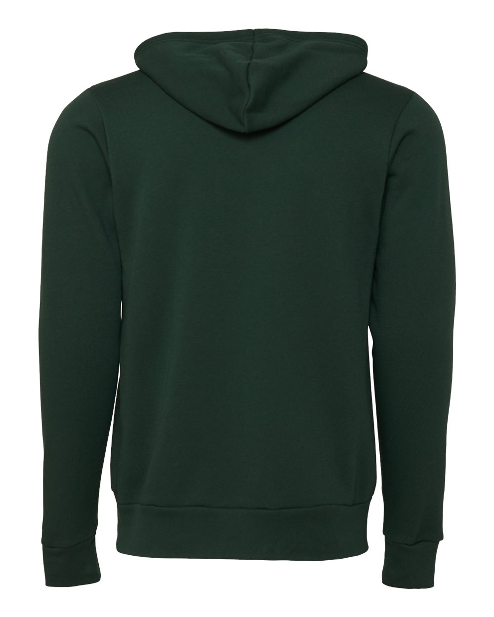 BELLA + CANVAS Unisex Sponge Fleece Full-Zip Hoodie Sweatshirt - 3739 Forest
