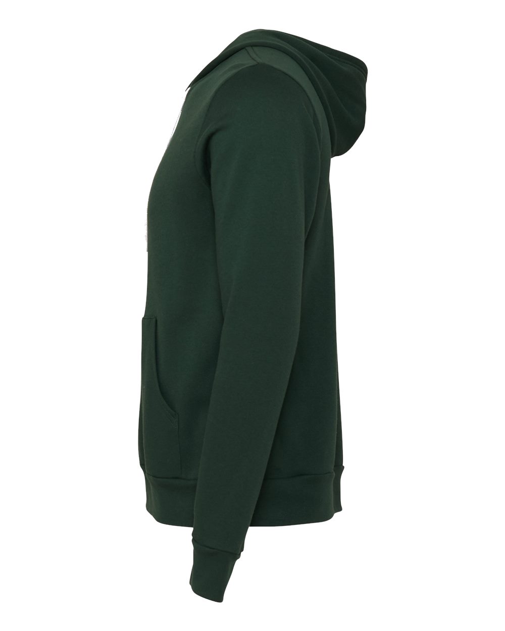 BELLA + CANVAS Unisex Sponge Fleece Full-Zip Hoodie Sweatshirt - 3739 Forest