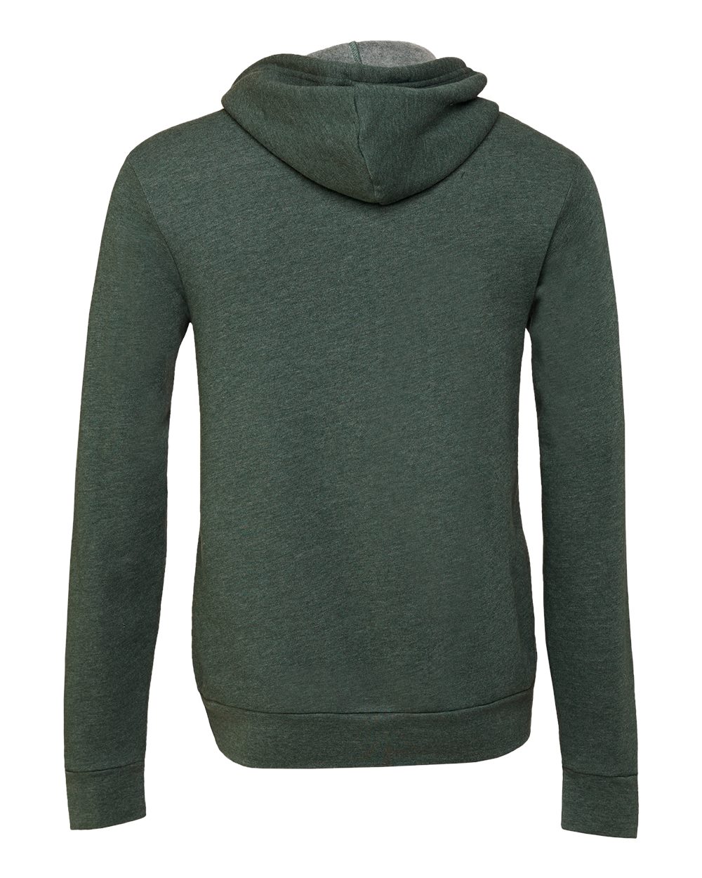 BELLA + CANVAS Unisex Sponge Fleece Full-Zip Hoodie Sweatshirt - 3739 Heather Forest