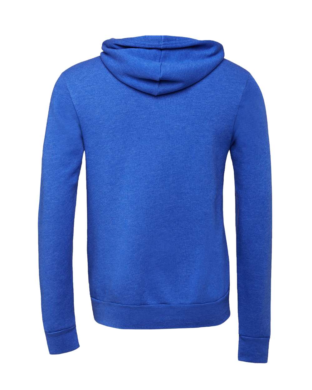 BELLA + CANVAS Unisex Sponge Fleece Full-Zip Hoodie Sweatshirt - 3739 True Royal