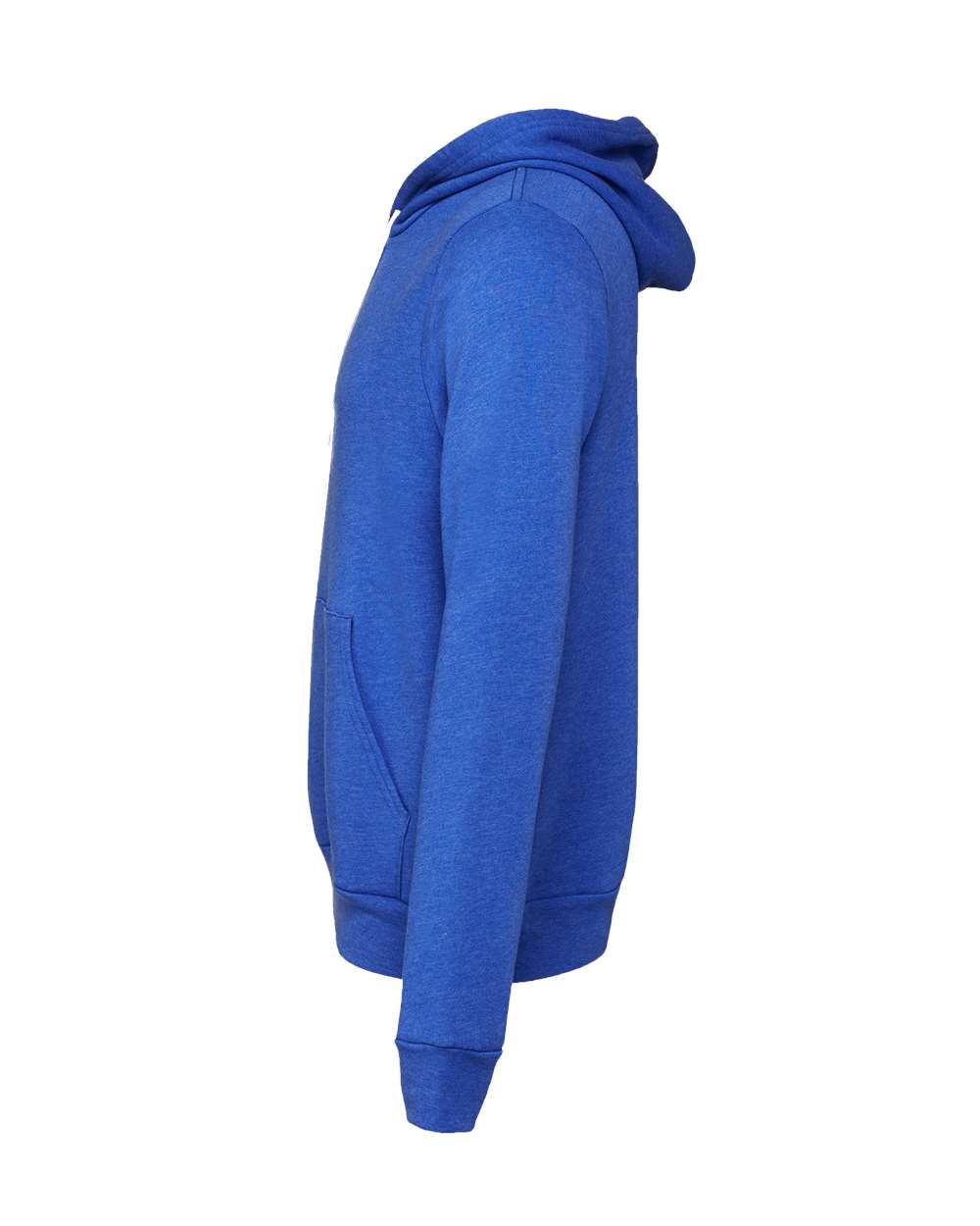 BELLA + CANVAS Unisex Sponge Fleece Full-Zip Hoodie Sweatshirt - 3739 True Royal