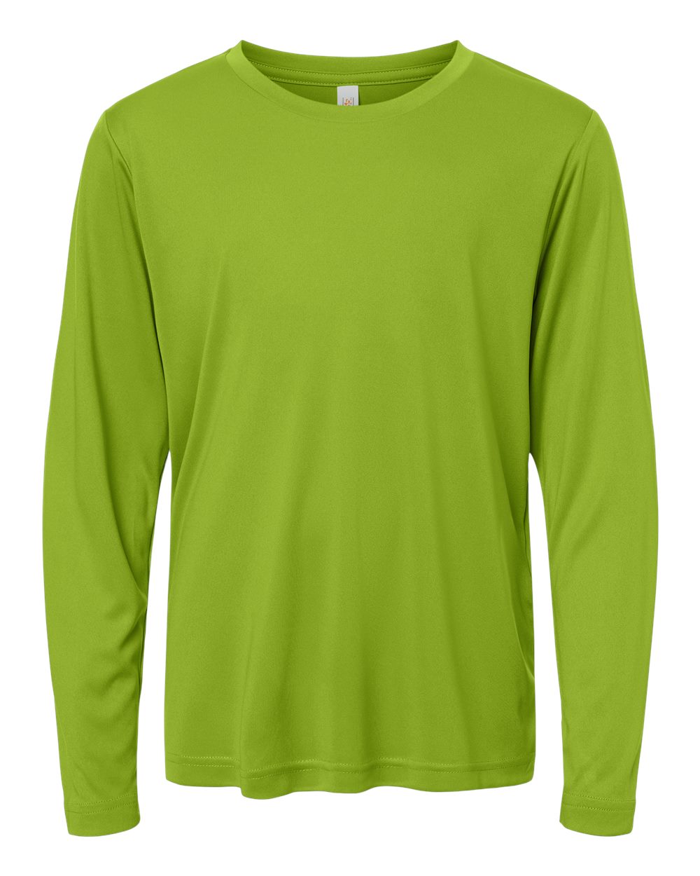 Core365 Youth Capital Performance Long Sleeve T-Shirt - CE10LY Acid Green