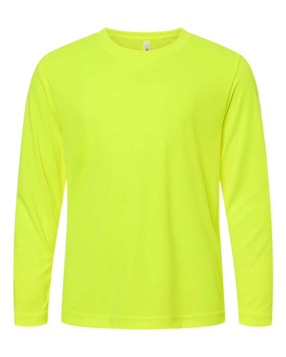 Core365 Youth Capital Performance Long Sleeve T-Shirt - CE10LY Safety Yellow