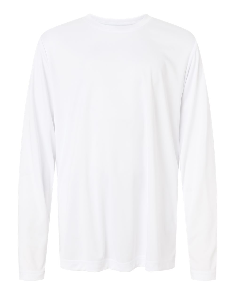 Core365 Youth Capital Performance Long Sleeve T-Shirt - CE10LY White