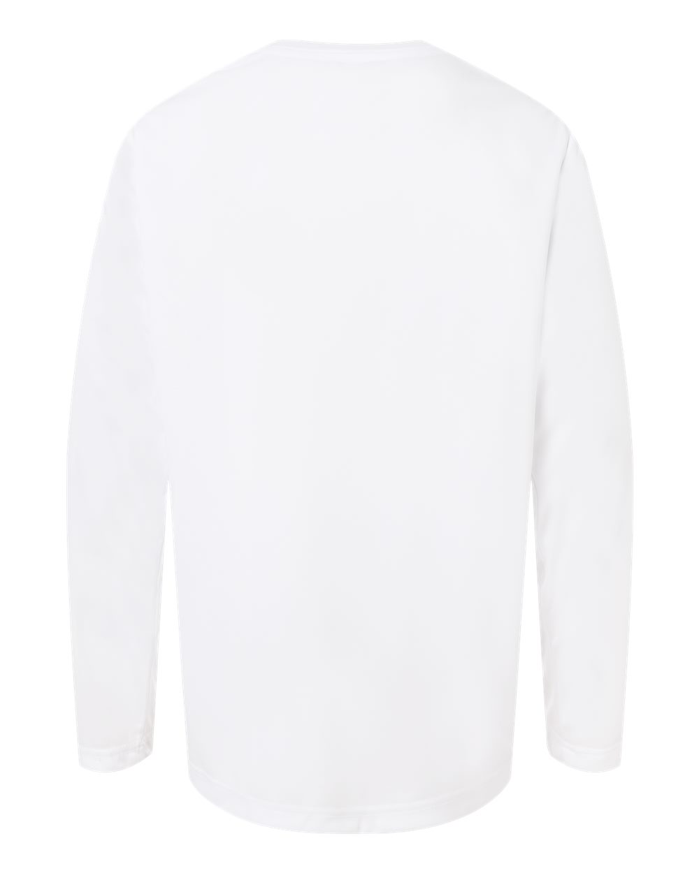 Core365 Youth Capital Performance Long Sleeve T-Shirt - CE10LY White