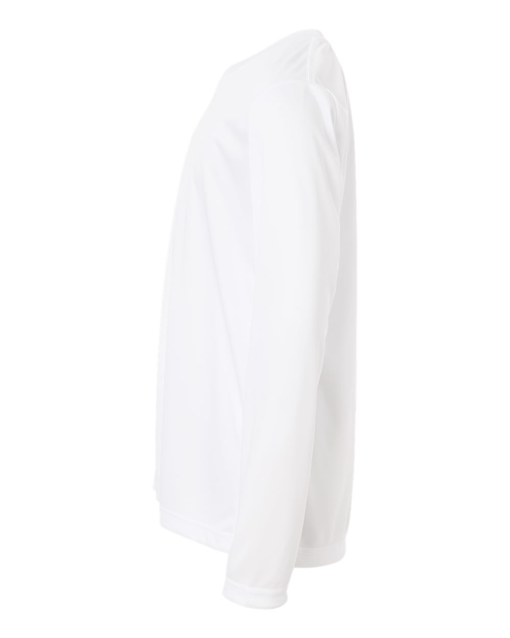 Core365 Youth Capital Performance Long Sleeve T-Shirt - CE10LY White