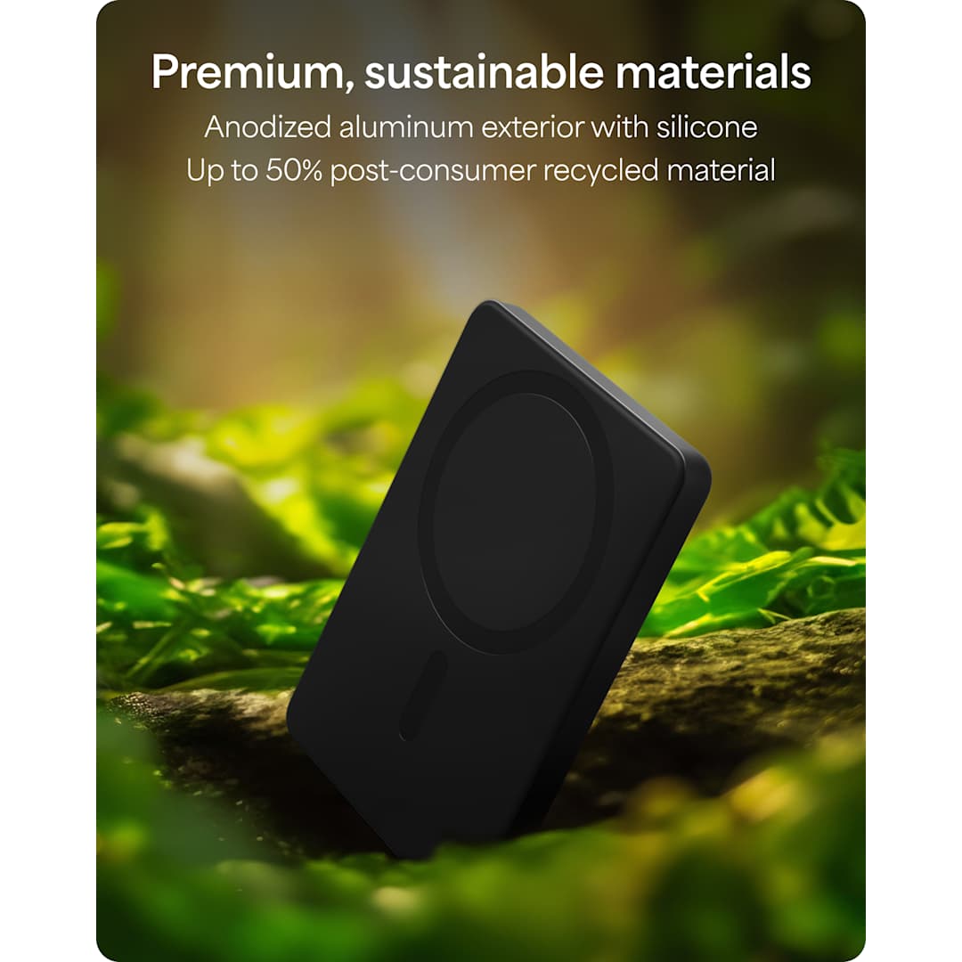 mophie mophie Slim 5,000 mAh Qi 2 Wireless Power Bank - 7124-33 Gray