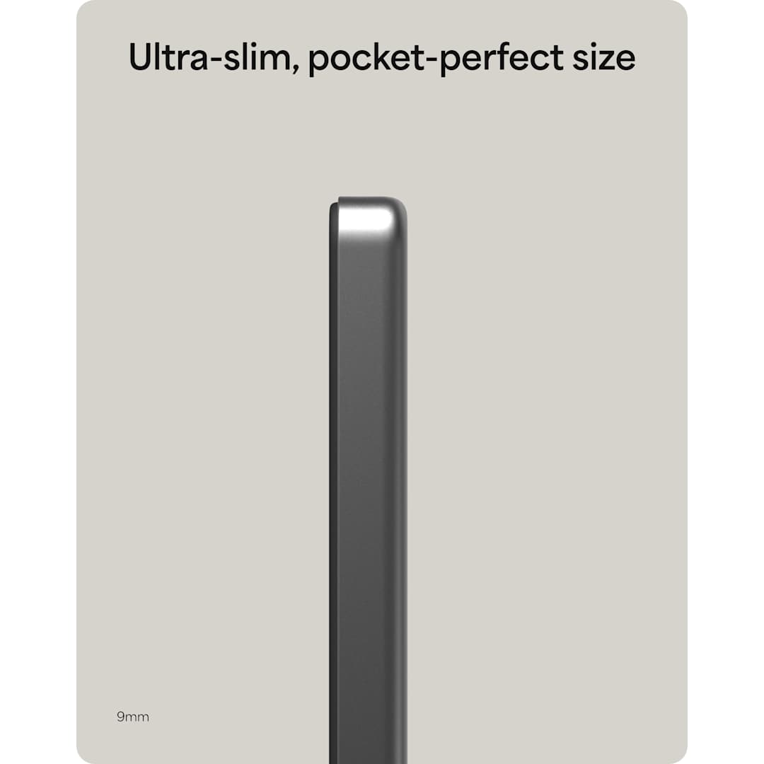 mophie mophie Slim 5,000 mAh Qi 2 Wireless Power Bank - 7124-33 Gray
