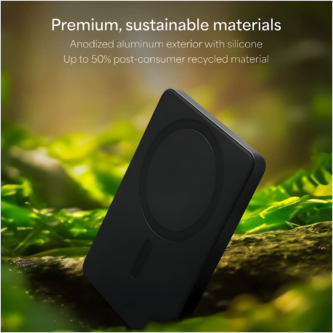 mophie mophie Slim 5,000 mAh Qi 2 Wireless Power Bank - 7124-33 Gray