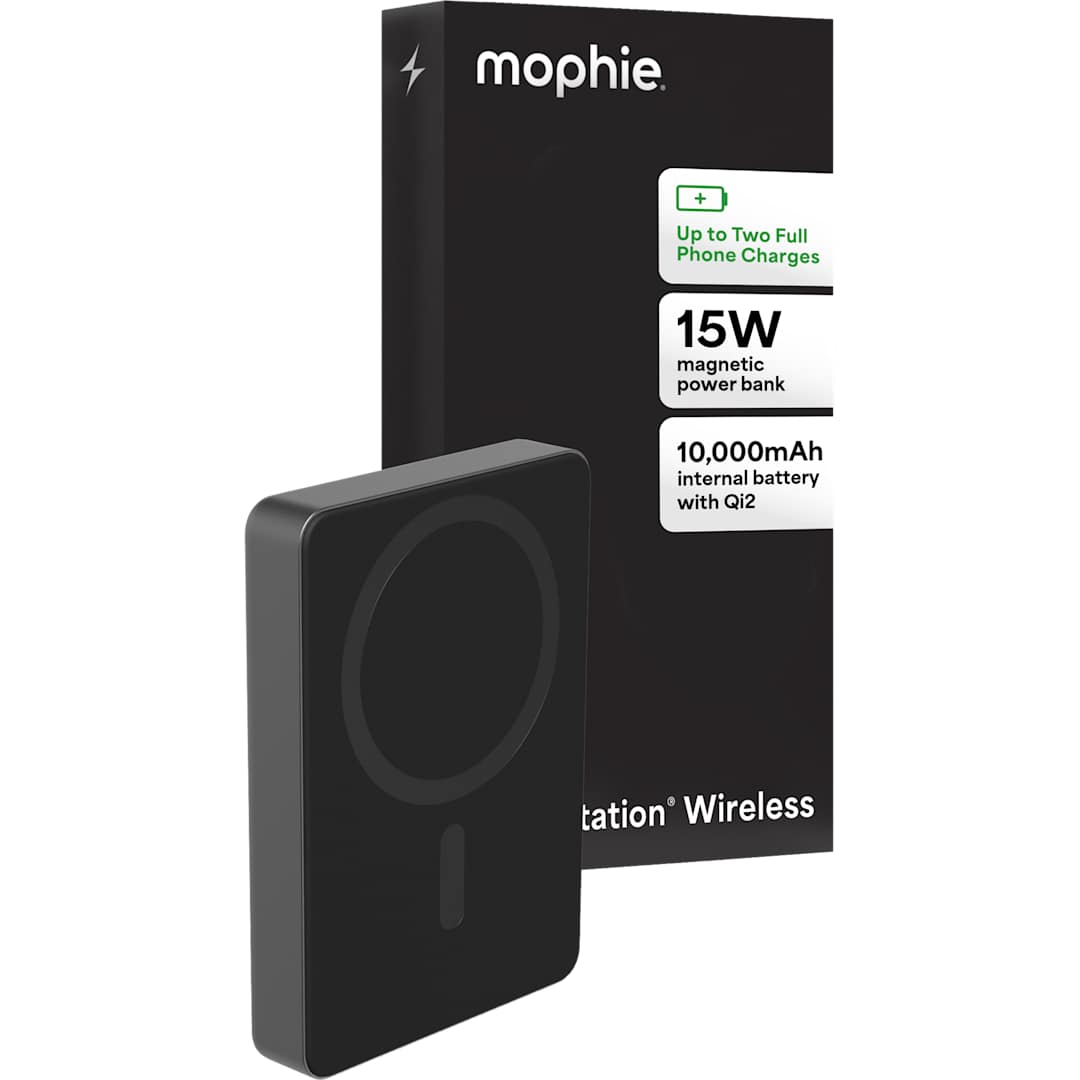 mophie mophie Slim 10,000 mAh Qi 2 Wireless Power Bank - 7124-34 Gray