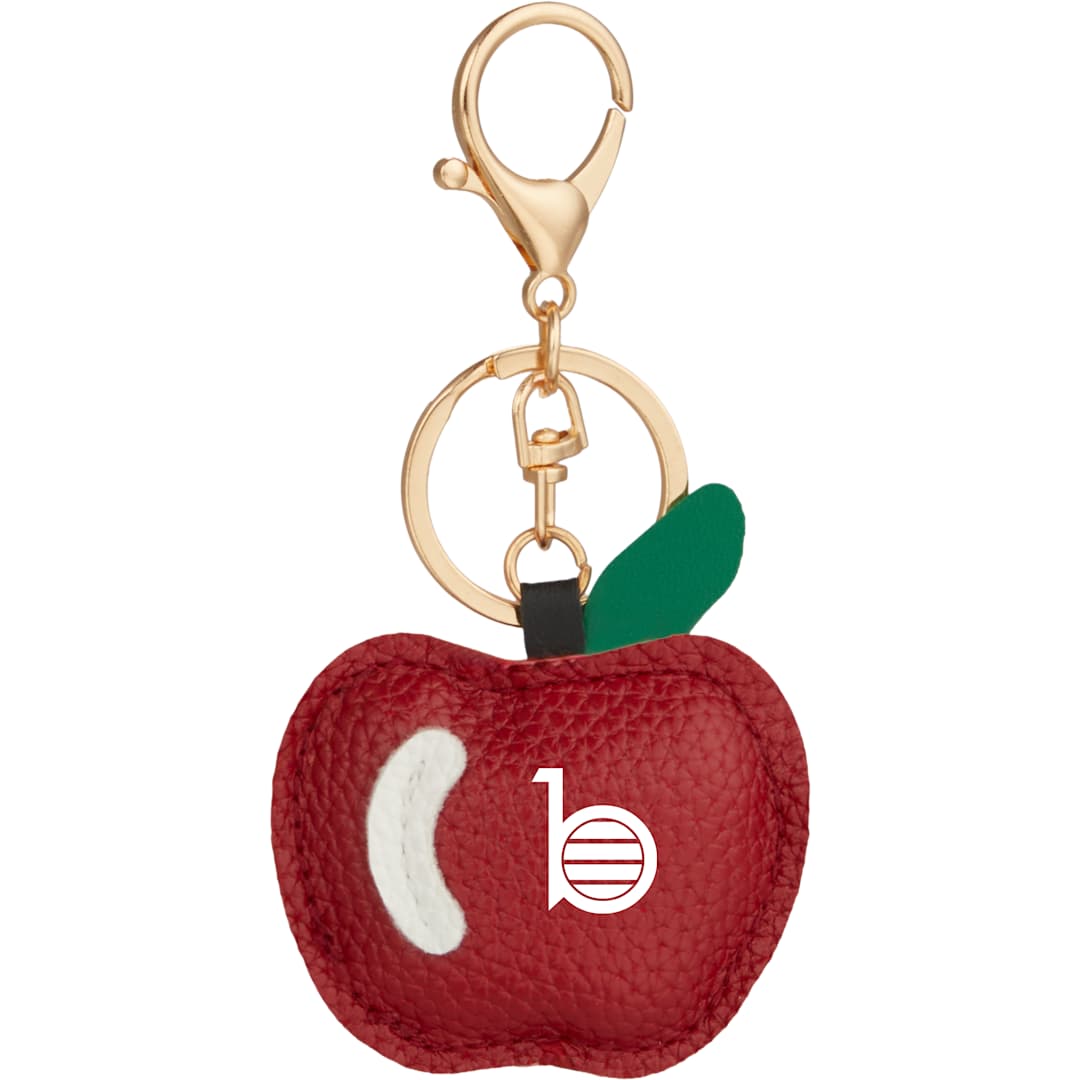 Apple Leather Keychain - SM-2290 Red
