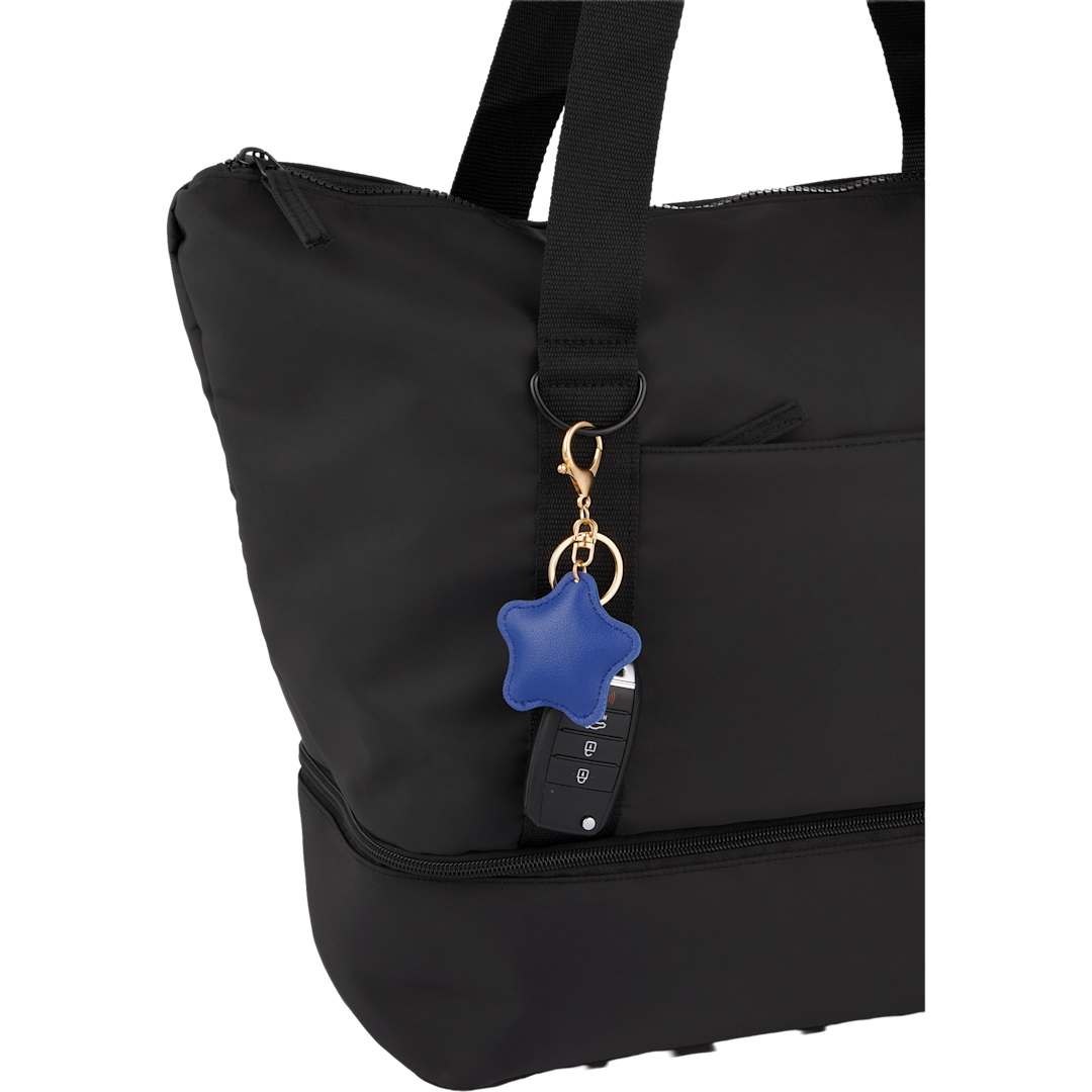 Star Leather Keychain - SM-2291 Blue