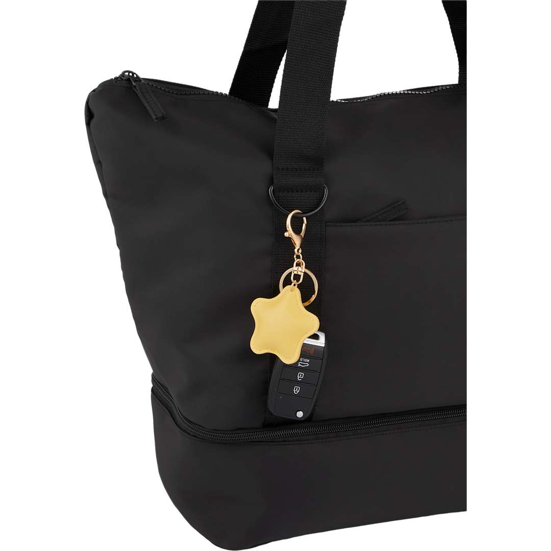 Star Leather Keychain - SM-2291 Yellow