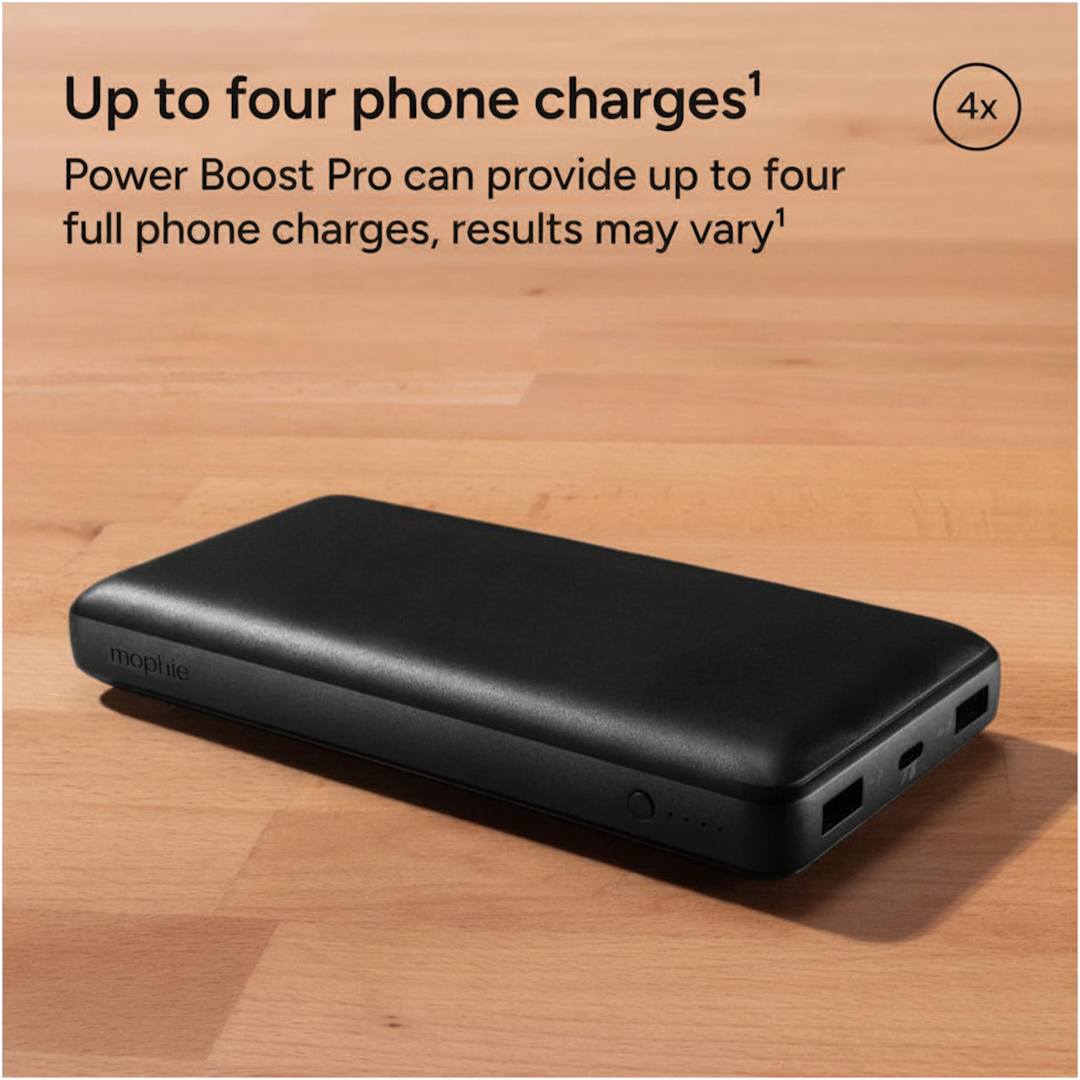 mophie mophie® Power Boost 2.0 20,000 mAh Power Bank - 7124-35 Black