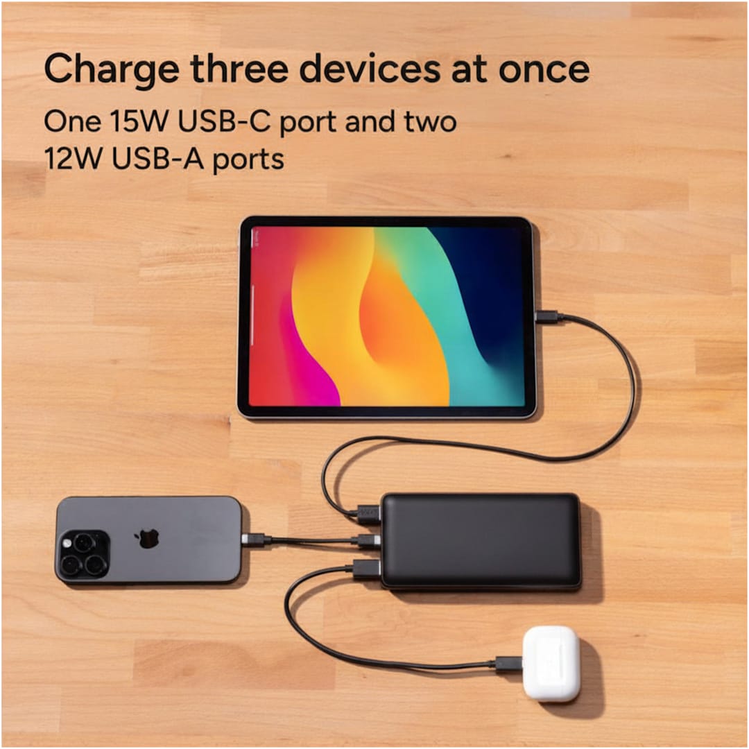 mophie mophie® Power Boost 2.0 20,000 mAh Power Bank - 7124-35 Black
