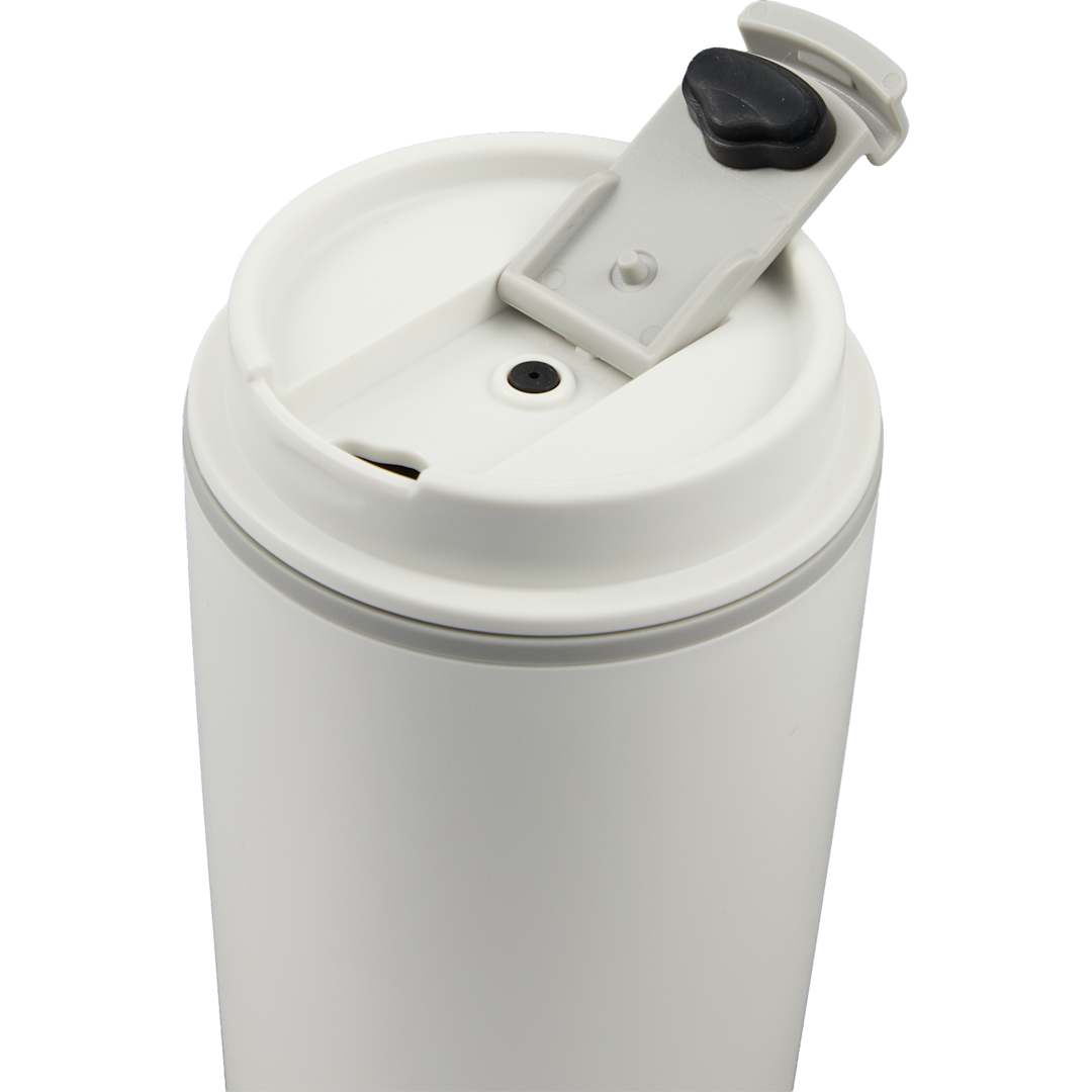 Cooper RPP Double Wall Tumbler w/ Flap Lid 16oz - 1602-45 White