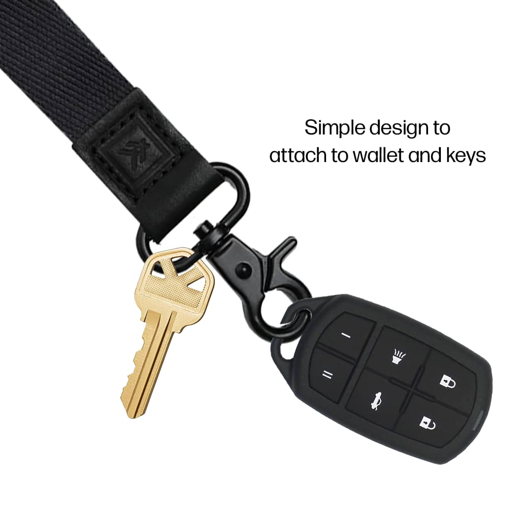 Thread Wallets Thread Wallets Neck Lanyard - 2015-01 Black